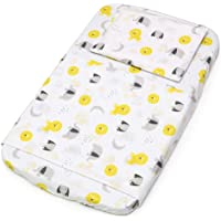 Los mejores  - FlyIdeas Juego 3 Pza Sabanas Minicuna Colecho Next2Me 50x83cm | 1 Sabana Bajera- 1 Sabana Encimera y 1 Funda de Almohada…